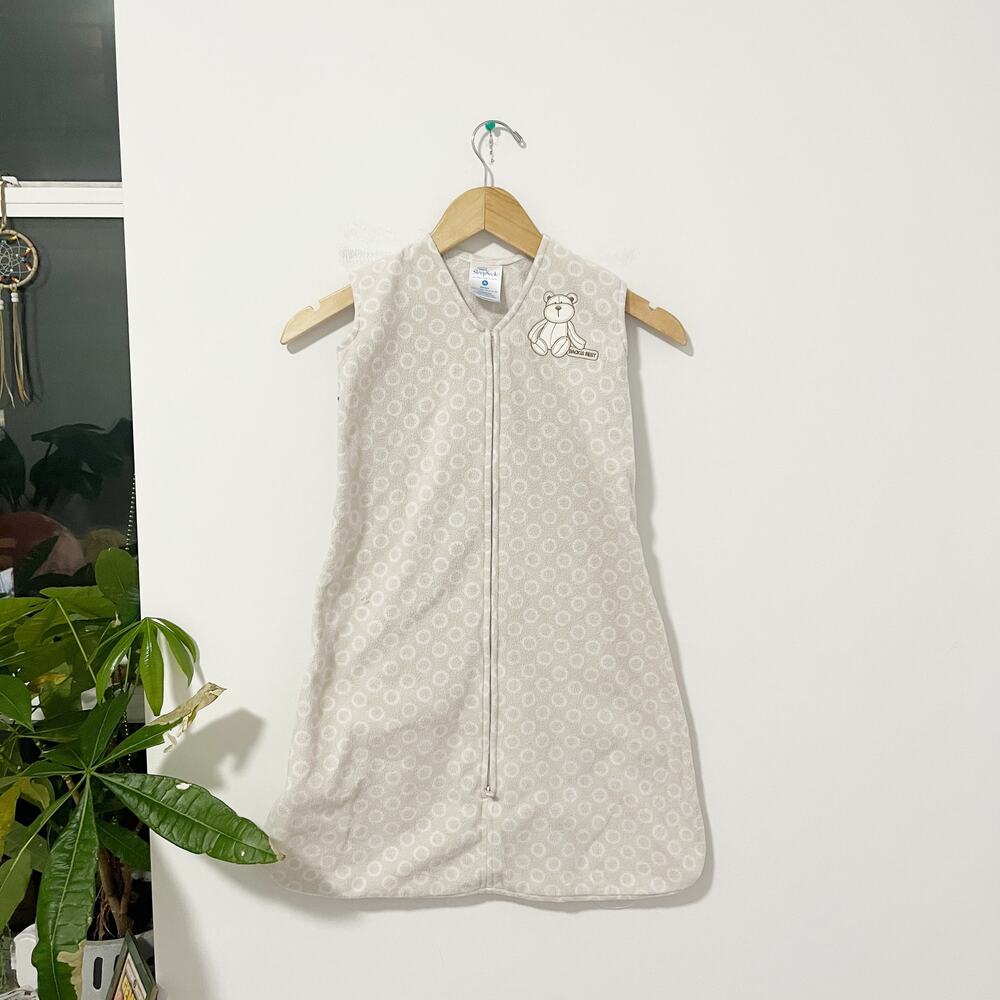 Halo Baby Sleepsack in Tan Teddy Bear Fleece Size Medium 6-12 Months